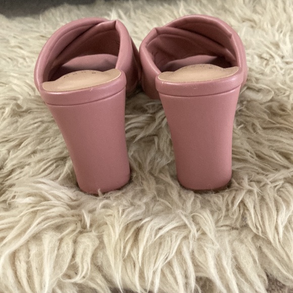 A New Day Blush pink heel, open toe sandal, block heel, size 9. - Picture 7 of 7